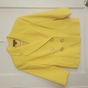 Bright yellow blazer